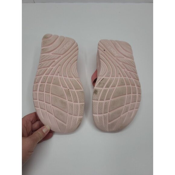 Hoka One One Throng Sandals Women's Size 8 Pink Slip On Recovery Flip Flop - Picture 7 of 8